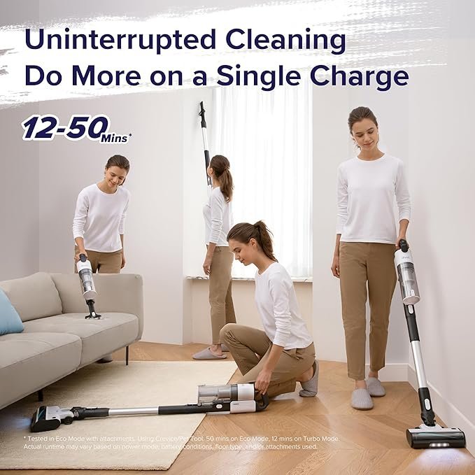 levoit cordless vacuum cleaner, stick vac with tangle resistant design, up to 50 minutes, powerful suction, rechargeable, lightweight, and versatile for carpet, hard floor, pet hair, lvac 200 levoit cordless vacuum cleaner, stick vac with tangle resistant design, up to 50 minutes, powerful suction, rechargeable, lightweight, and versatile for carpet, hard floor, pet hair, lvac 200
