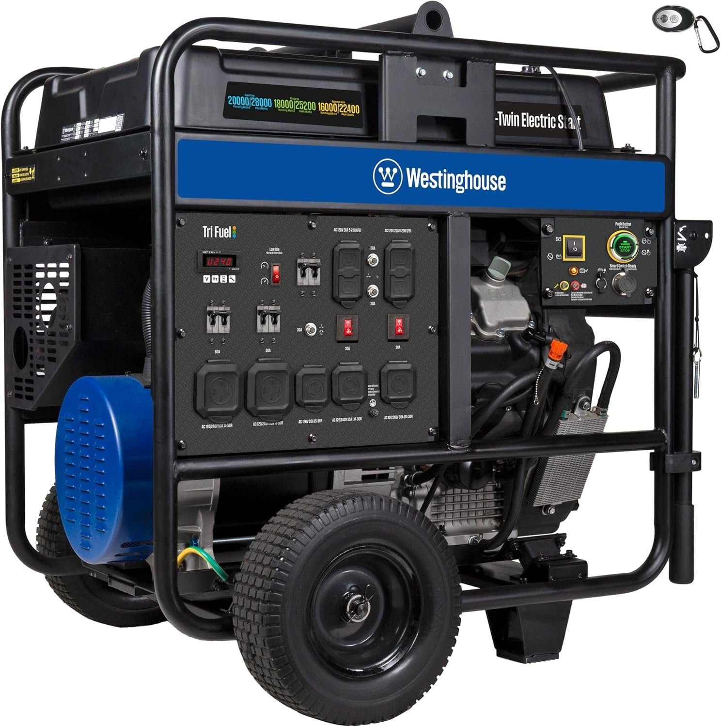 westinghouse 28,000/20.000 watt tri fuel portable generator westinghouse 28,000/20.000 watt tri fuel portable generator