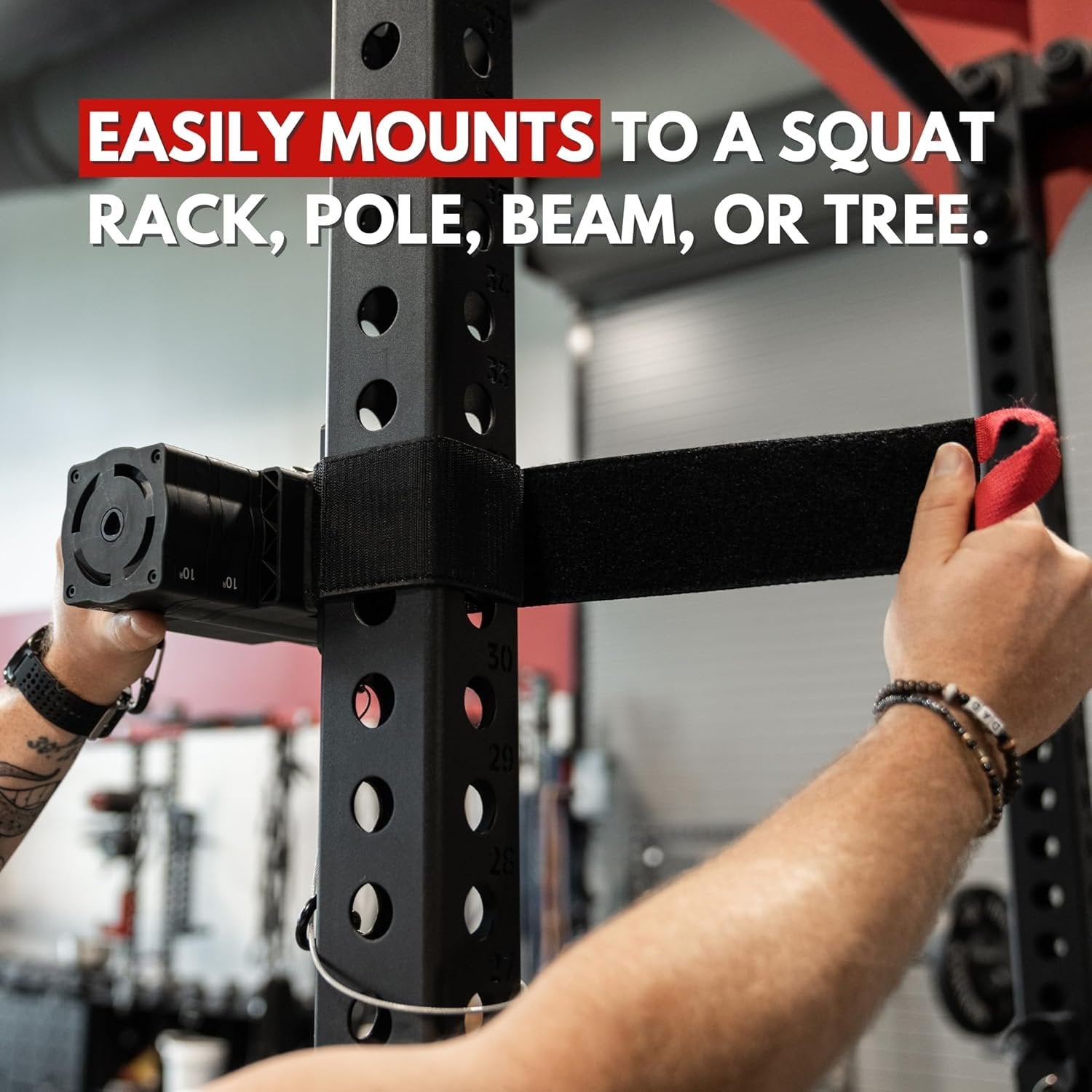 ancore pro home gym cable machine, portable full body workout, mount for squat rack or pole ancore pro home gym cable machine, portable full body workout, mount for squat rack or pole