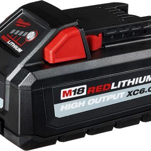 milwaukee 48 11 1865 m18 redlithium high output xc 6 ah lithium ion battery