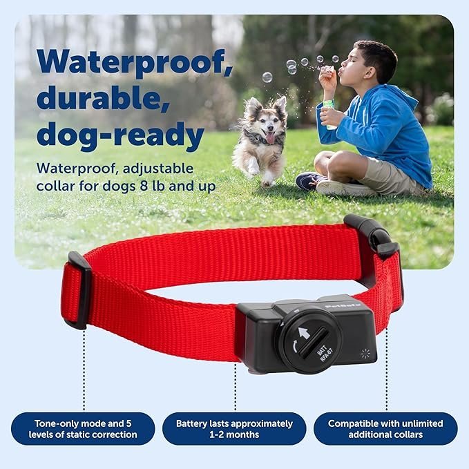 petsafe wireless pet containment system – original wireless electric fence for dogs – covers up to 1/2 acre – for pets 8lb+ petsafe wireless pet containment system – original wireless electric fence for dogs – covers up to 1/2 acre – for pets 8lb+