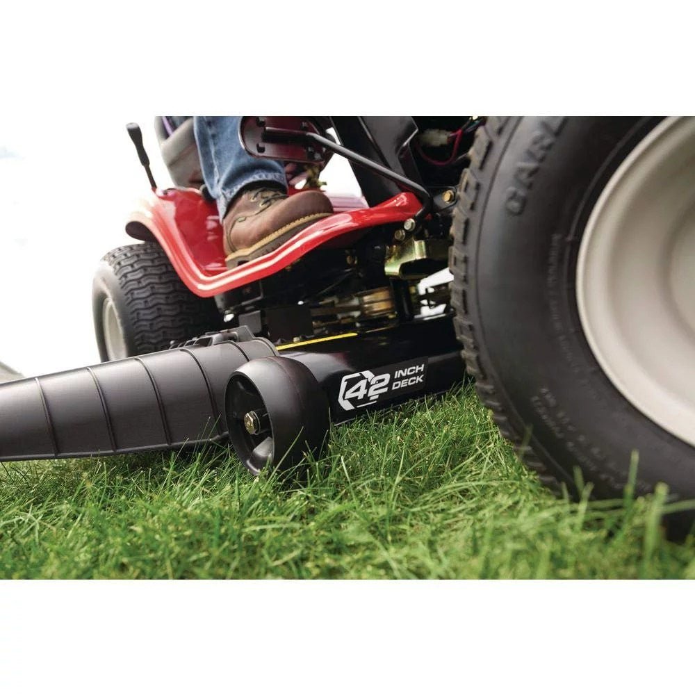troy bilt bronco 42 in 19 hp briggs & stratton automatic drive gas riding lawn tractor with mow in reverse troy bilt bronco 42 in 19 hp briggs & stratton automatic drive gas riding lawn tractor with mow in reverse