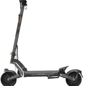 ausom l2 max 2000w dual motor electric scooter for adults, 56 miles max range folding off road e scooter, 31 mph top speed,48v 20.8ah battery, e abs and dual disc brakes, all round lighting system