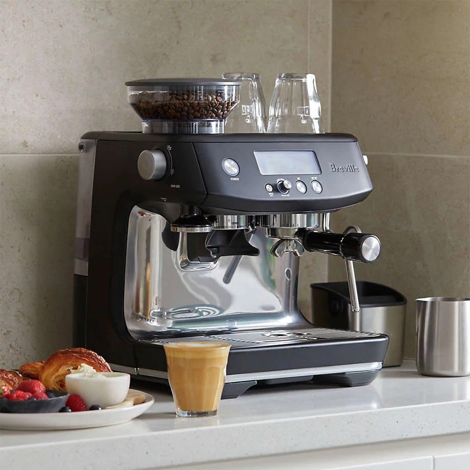 the breville barista pro espresso machine black truffle the breville barista pro espresso machine black truffle