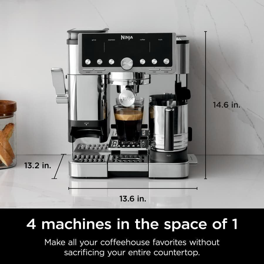 ninja luxe™ café pro 4 in 1 espresso drip coffee & cold brew maker with hot water dispenser ninja luxe™ café pro 4 in 1 espresso drip coffee & cold brew maker with hot water dispenser