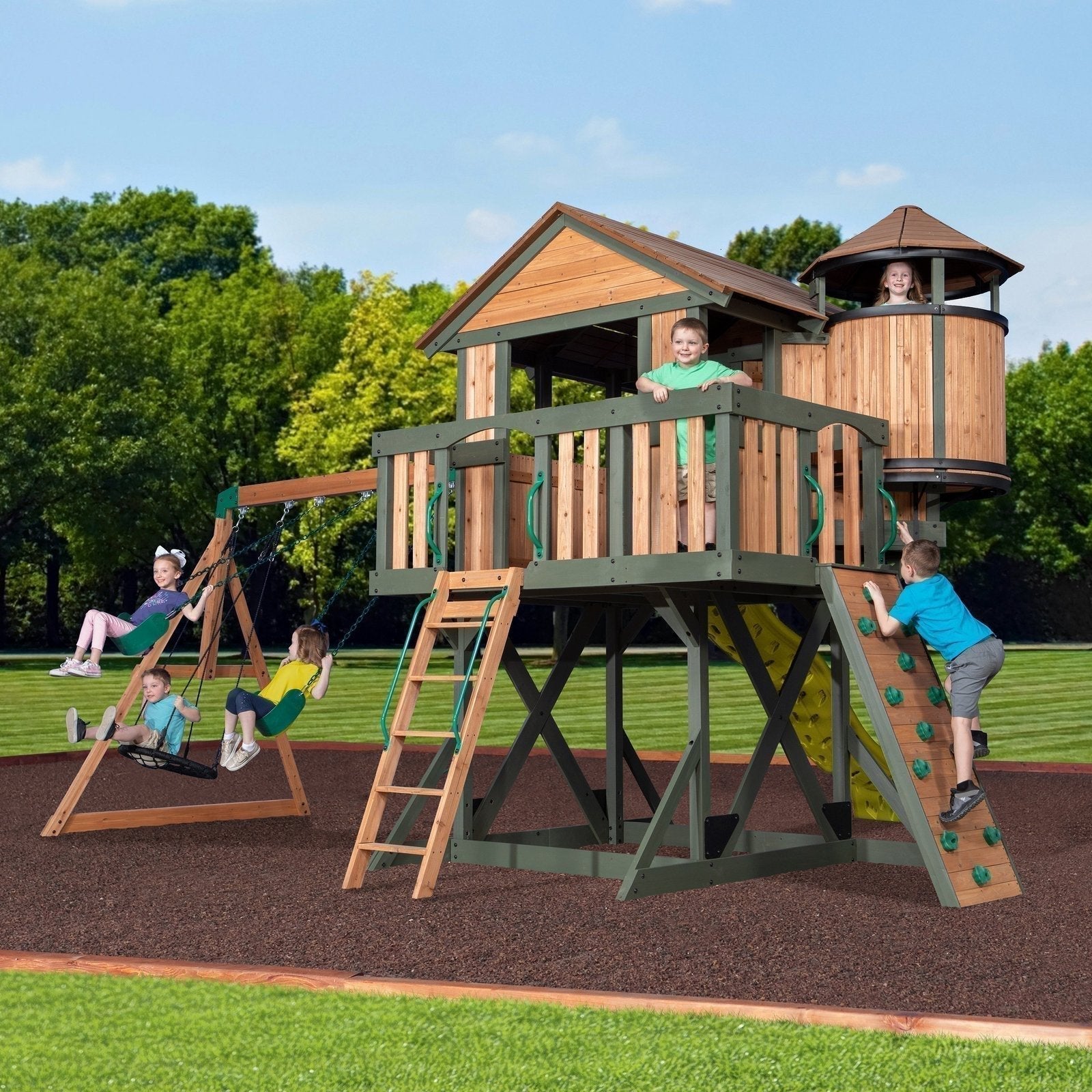 eagles nest elite swing set eagles nest elite swing set