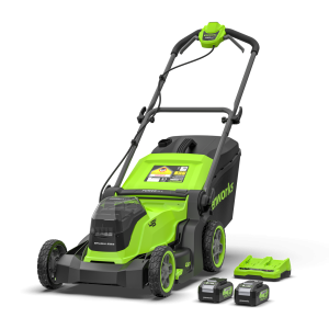 powerall 48v (24v x 2) lawn mower 41cm – 2x 4ah battery