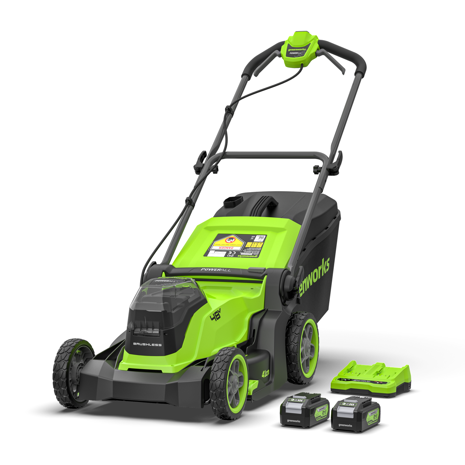 powerall 48v (24v x 2) lawn mower 41cm – 2x 4ah battery powerall 48v (24v x 2) lawn mower 41cm – 2x 4ah battery