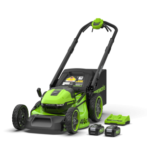 powerall 48v (24v x 2) lawn mower 46cm self propelled gen. ii – 2x 4ah battery