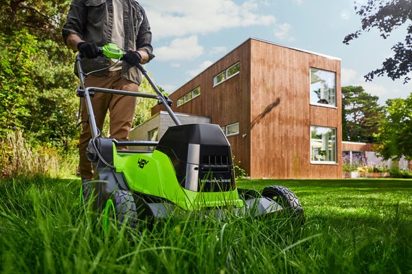 powerall 48v (24v x 2) lawn mower 41cm – 2x 4ah battery powerall 48v (24v x 2) lawn mower 41cm – 2x 4ah battery