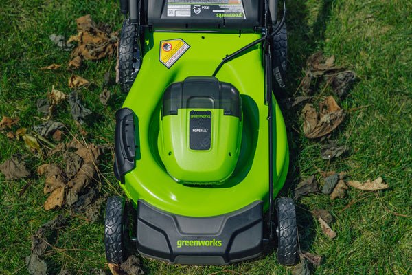 powerall 48v (24v x 2) lawn mower 46cm self propelled gen. ii – 2x 4ah battery powerall 48v (24v x 2) lawn mower 46cm self propelled gen. ii – 2x 4ah battery