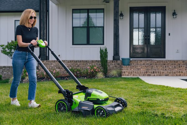 powerall 48v (24v x 2) lawn mower 46cm self propelled gen. ii – 2x 4ah battery powerall 48v (24v x 2) lawn mower 46cm self propelled gen. ii – 2x 4ah battery