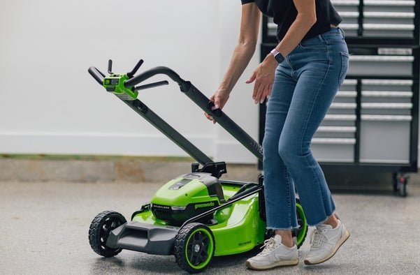 powerall 48v (24v x 2) lawn mower 46cm self propelled gen. ii – 2x 4ah battery powerall 48v (24v x 2) lawn mower 46cm self propelled gen. ii – 2x 4ah battery