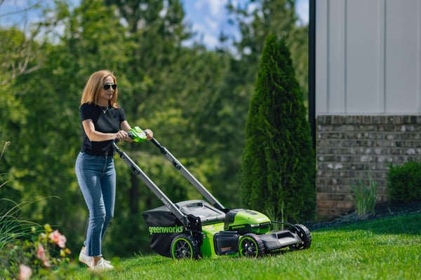 powerall 48v (24v x 2) lawn mower 46cm self propelled gen. ii – 2x 4ah battery powerall 48v (24v x 2) lawn mower 46cm self propelled gen. ii – 2x 4ah battery