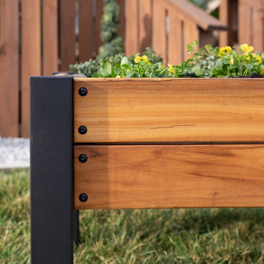 raised planter 100% authentic teak wood raised planter 100% authentic teak wood