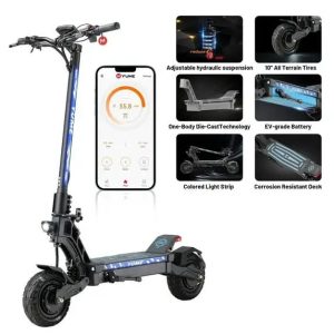 m yume scooter hawk dual motor electrics scooters for adults 2400w 43mph 43miles long rang e scooters