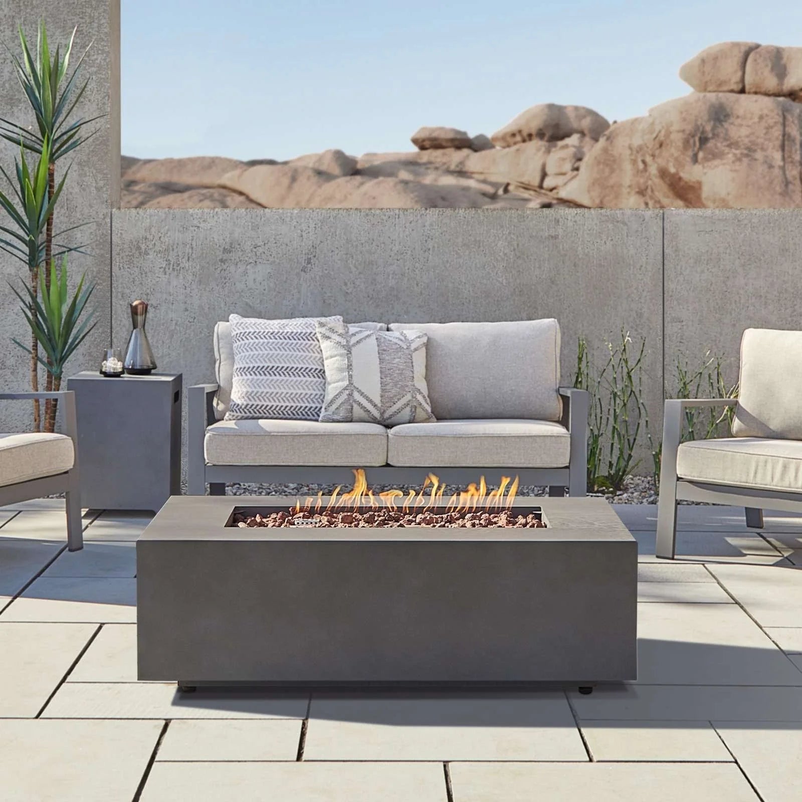 real flame aegean 50″ rectangle propanes gas outdoor fire tables real flame aegean 50″ rectangle propanes gas outdoor fire tables
