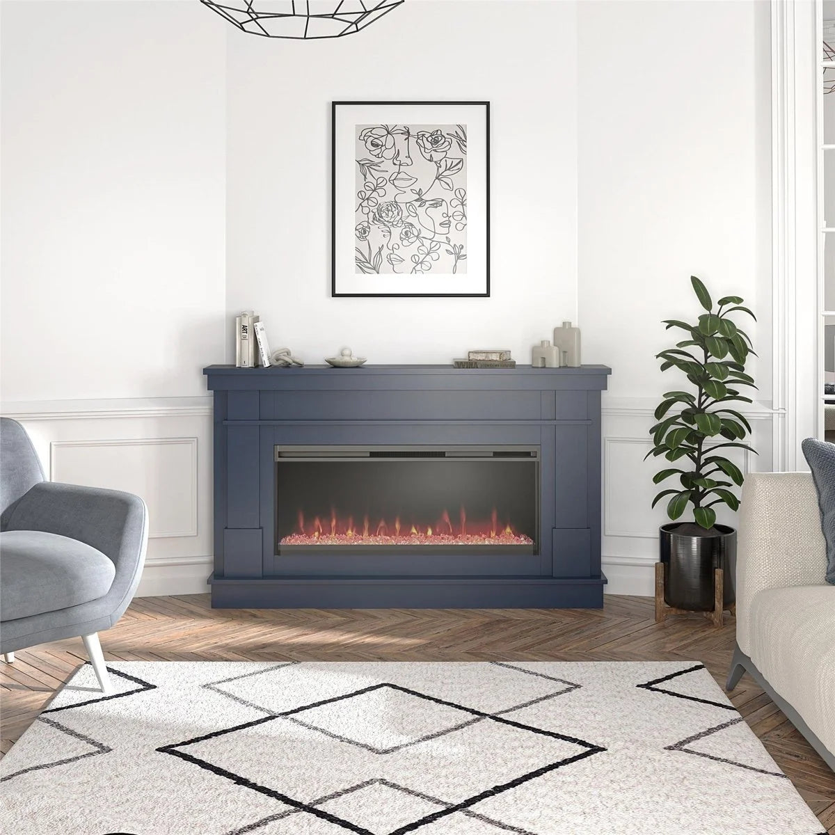 novogratz waverly wide mantel electric fireplaces. novogratz waverly wide mantel electric fireplaces.