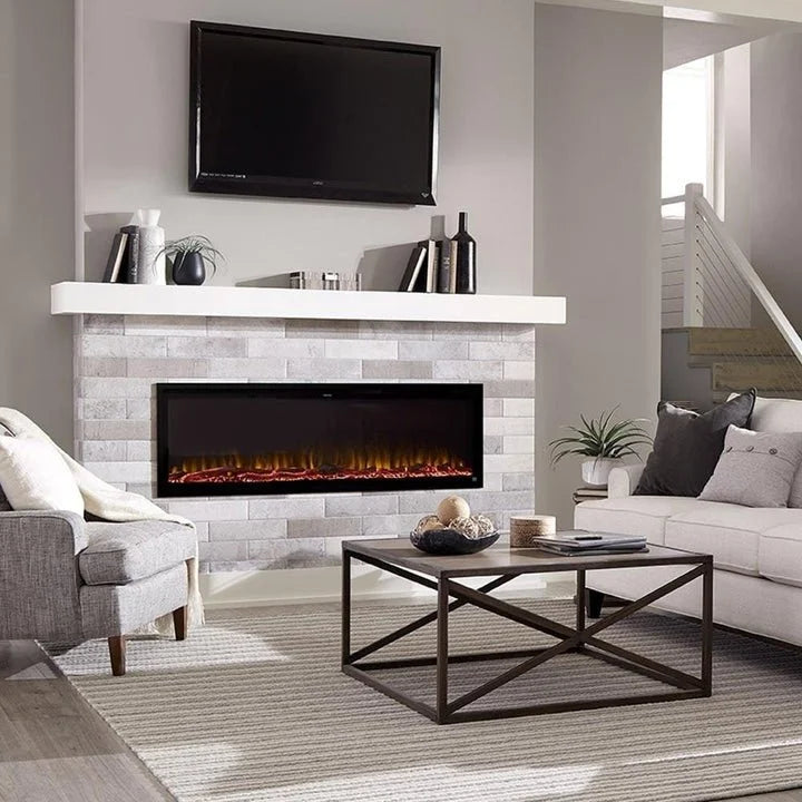touchstone sideline elite smart 60″ wifi enabled recessed electric fireplaces. touchstone sideline elite smart 60″ wifi enabled recessed electric fireplaces.