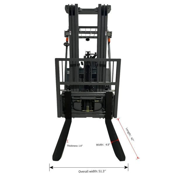electric forklift | lead acid battery | 6600 lbs. capacity | lift height 197” | apollolift a 4014 electric forklift | lead acid battery | 6600 lbs. capacity | lift height 197” | apollolift a 4014
