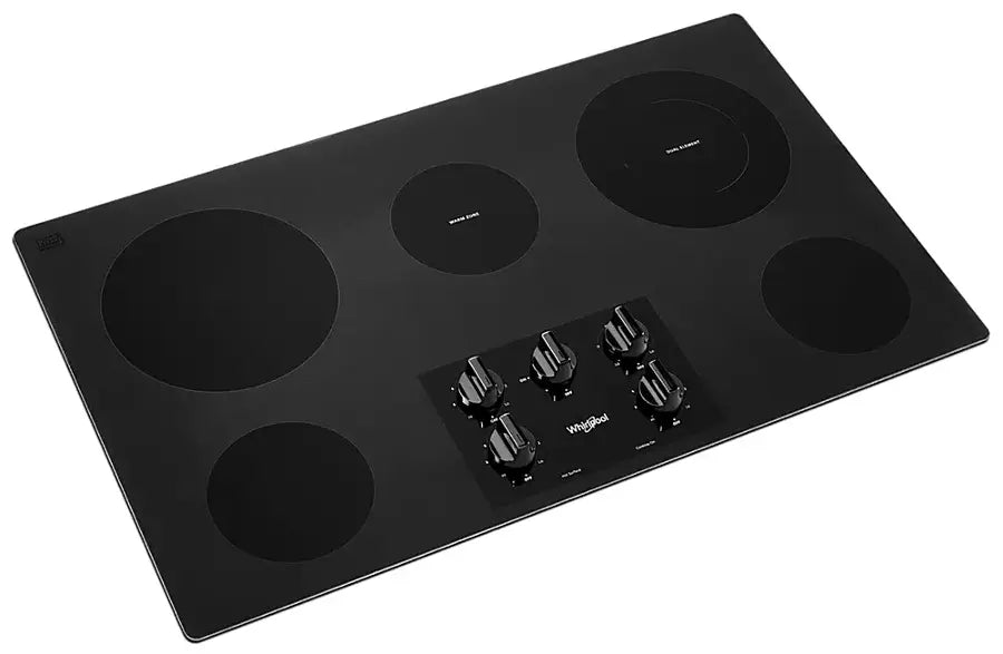 whirlpool 36 inch electric ceramic glass cooktops wce55us6hb whirlpool 36 inch electric ceramic glass cooktops wce55us6hb