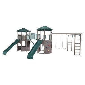 lifetime 90966 double adventure tower with monkey bars