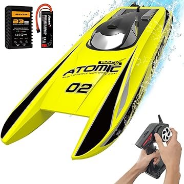 olantexrc brushless rc boat atomic 42mph 25.6″ high speed remote control boat ready to run olantexrc brushless rc boat atomic 42mph 25.6″ high speed remote control boat ready to run