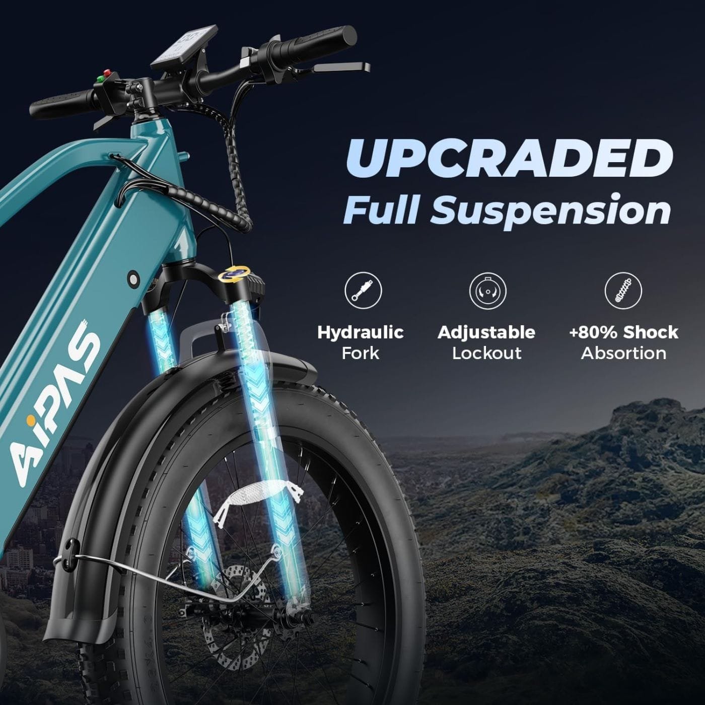 leonx aipas m2 electric mountain bike – 1500w, 30mph, 26″ fat tires leonx aipas m2 electric mountain bike – 1500w, 30mph, 26″ fat tires