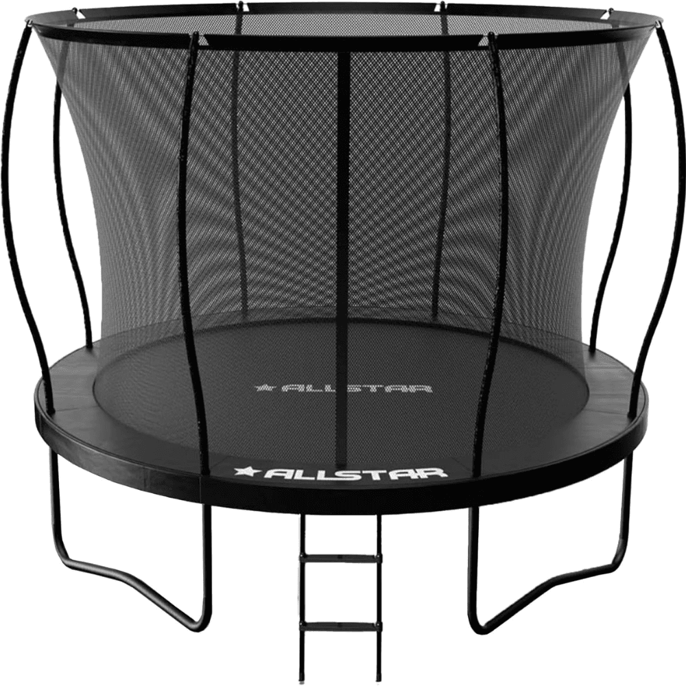 allstar 10 trampoline outdoor backyard play equipment with net & ladder allstar 10 trampoline outdoor backyard play equipment with net & ladder