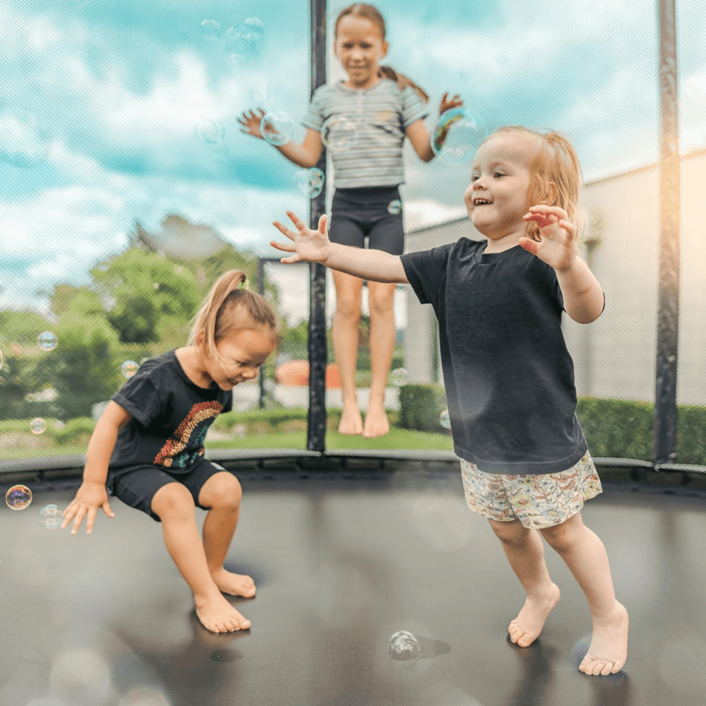 allstar 10 trampoline outdoor backyard play equipment with net & ladder allstar 10 trampoline outdoor backyard play equipment with net & ladder