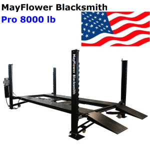 Collections mayflower blacksmith heavy duty four post lift car lift storage service pro 8000
