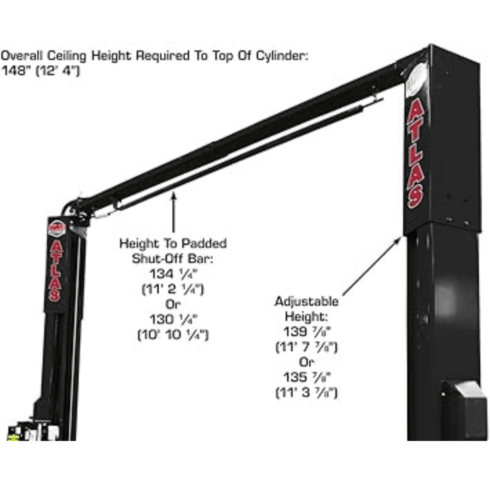 platinum 10000 lb certified 2 post lift – atlas pvl 10 platinum 10000 lb certified 2 post lift – atlas pvl 10