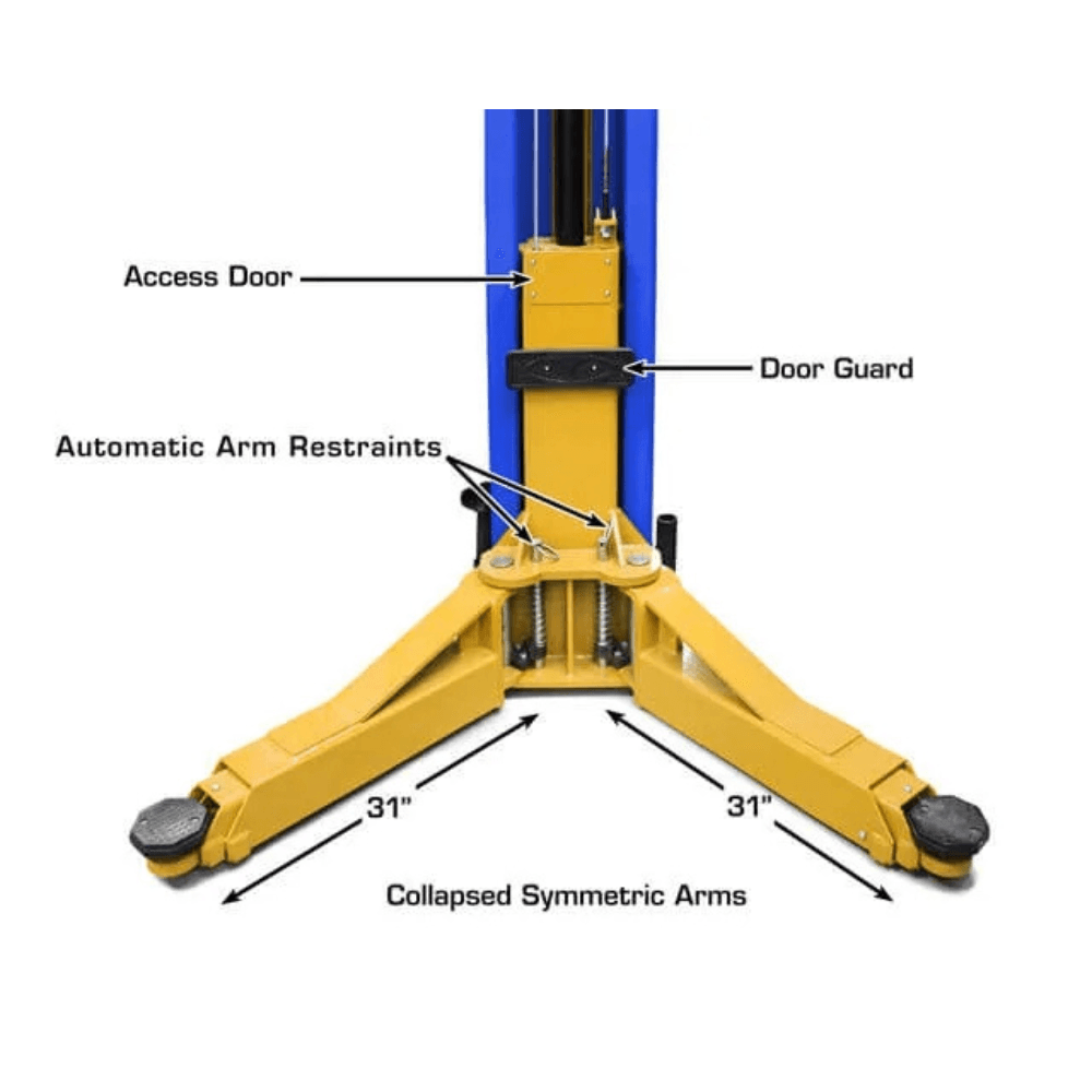 platinum 12000 lb certified 2 post lift – atlas pvl 12 platinum 12000 lb certified 2 post lift – atlas pvl 12