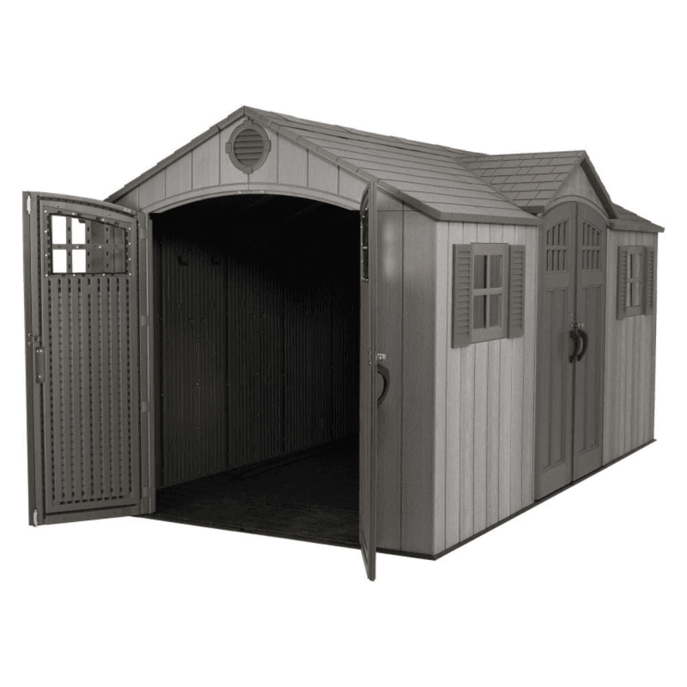 lifetime 15′ x 8′ rough cut backyard storage shed with floor (60318) lifetime 15′ x 8′ rough cut backyard storage shed with floor (60318)