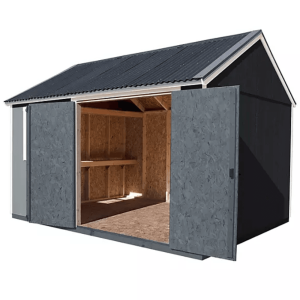 sonata 12′ x 10′ outdoor wood shed