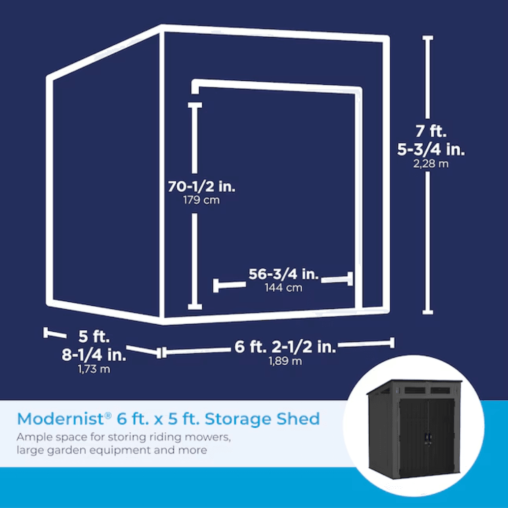suncast 6 feet x 4 feet modernist lean to resin storage shed (floor included) in gray | bms6583t suncast 6 feet x 4 feet modernist lean to resin storage shed (floor included) in gray | bms6583t