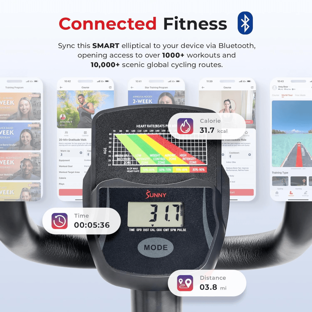 sunny health and fitness programmable magnetic elliptical sunny health and fitness programmable magnetic elliptical