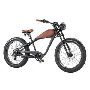 &nbsp;revi bikes cheetah 48v 750w hub motor fat tire electric cruiser bike