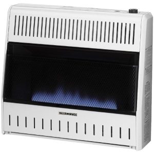 procom reconditioned dual fuel ventless blue flame heater – 30,000 btu, t stat control – model# md300tba r