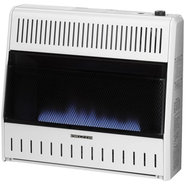 procom reconditioned dual fuel ventless blue flame heater – 30,000 btu, t stat control – model# mnsd300tba r procom reconditioned dual fuel ventless blue flame heater – 30,000 btu, t stat control – model# mnsd300tba r