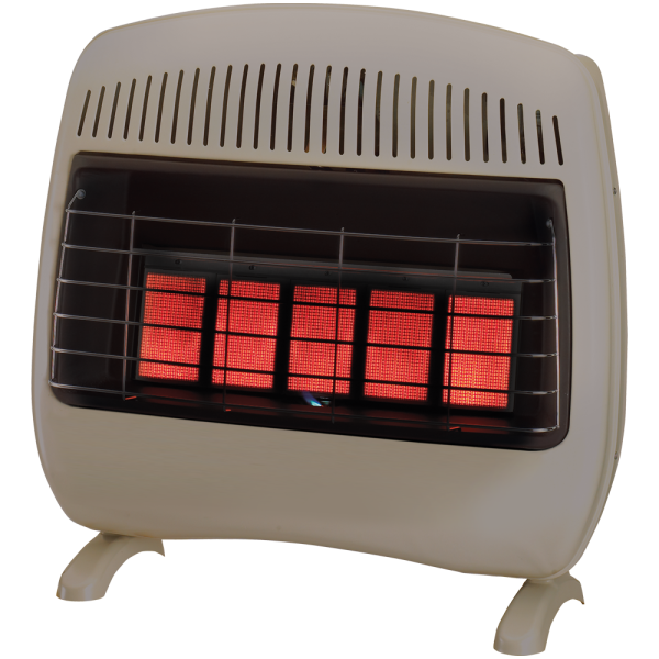 procom reconditioned dual fuel ventless infrared heater – 30,000 btu, t stat control – model# md5tpf r procom reconditioned dual fuel ventless infrared heater – 30,000 btu, t stat control – model# md5tpf r