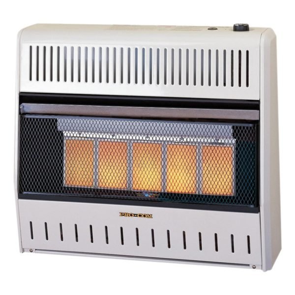 procom reconditioned dual fuel ventless infrared heater – 30,000 btu, t stat control – model# mnsd5tpa r procom reconditioned dual fuel ventless infrared heater – 30,000 btu, t stat control – model# mnsd5tpa r