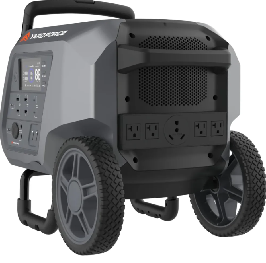 yard force portable power station 2400 watt continuous 4800 watt peak, bluetooth speaker, wifi connection, wireless charging, rv 30a plug, led light yard force portable power station 2400 watt continuous 4800 watt peak, bluetooth speaker, wifi connection, wireless charging, rv 30a plug, led light