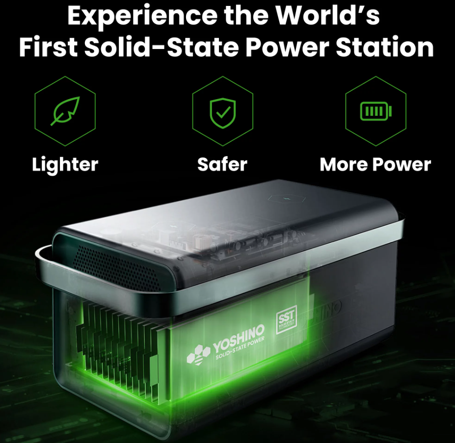 yoshino b4000 sst new solid state portable power station 2,611wh, 4,000w continuous6,000w peak solar optional generator,ups backup battery yoshino b4000 sst new solid state portable power station 2,611wh, 4,000w continuous6,000w peak solar optional generator,ups backup battery