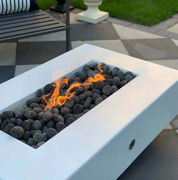 the outdoor plus 84″ del mar concrete gas fire pit the outdoor plus 84″ del mar concrete gas fire pit