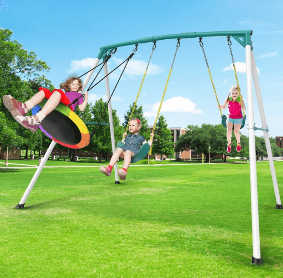 9.5′ heavy duty outdoor porch swing set 9.5′ heavy duty outdoor porch swing set