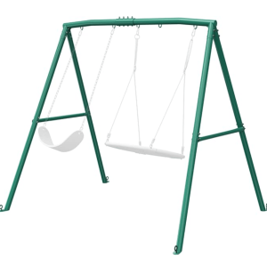 440lbs extra large metal swing frame with 5 hanging hooks, heavy duty a frame swing stand