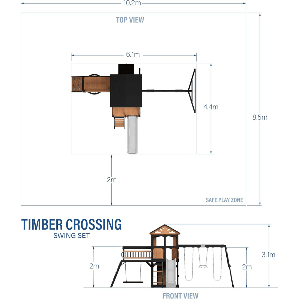 timber crossing swing set – adventure meets stunning design timber crossing swing set – adventure meets stunning design