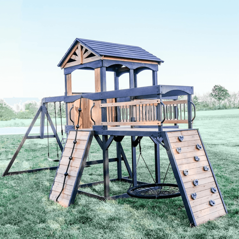 timber crossing swing set – adventure meets stunning design timber crossing swing set – adventure meets stunning design
