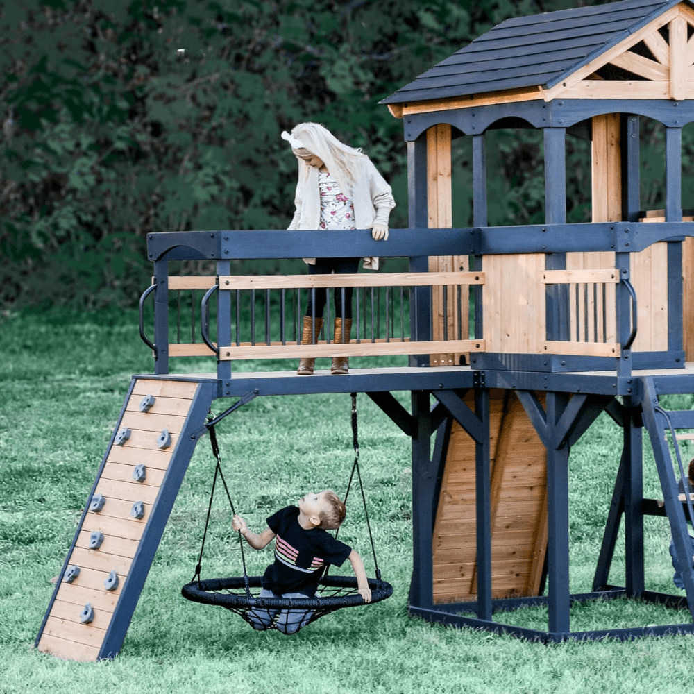 timber crossing swing set – adventure meets stunning design timber crossing swing set – adventure meets stunning design